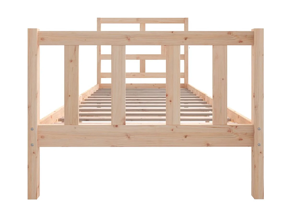 Lit-90x200 cm Bois de pin solide EGGB82623