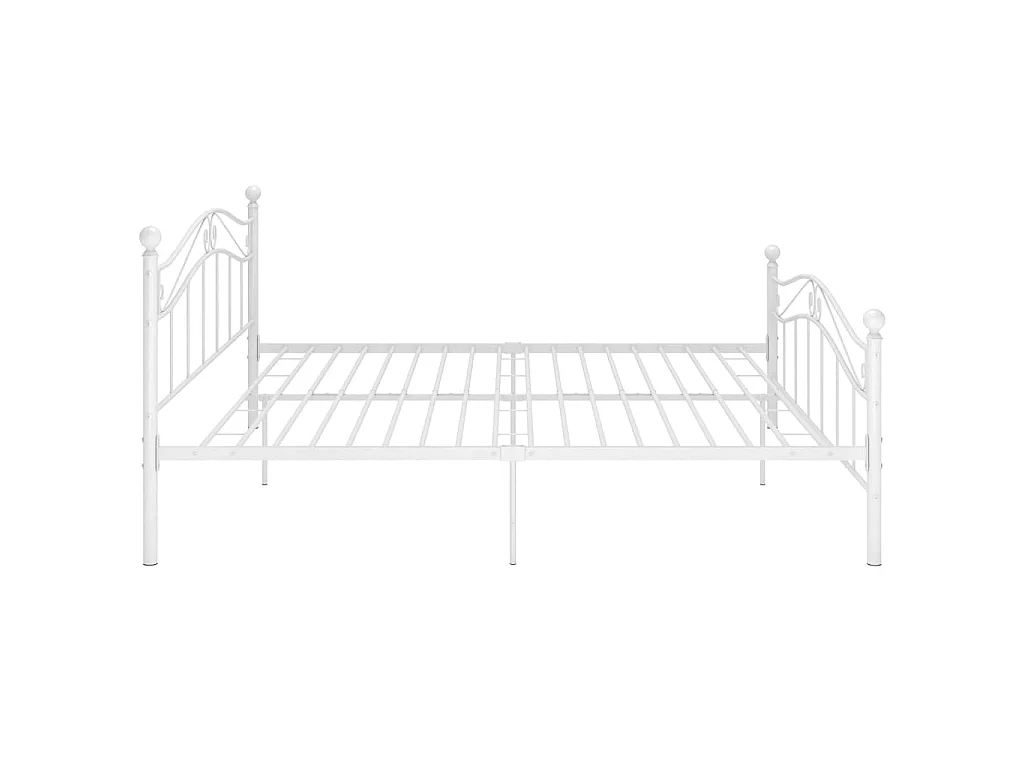 Cama metal 200x200 cm branco PT284951