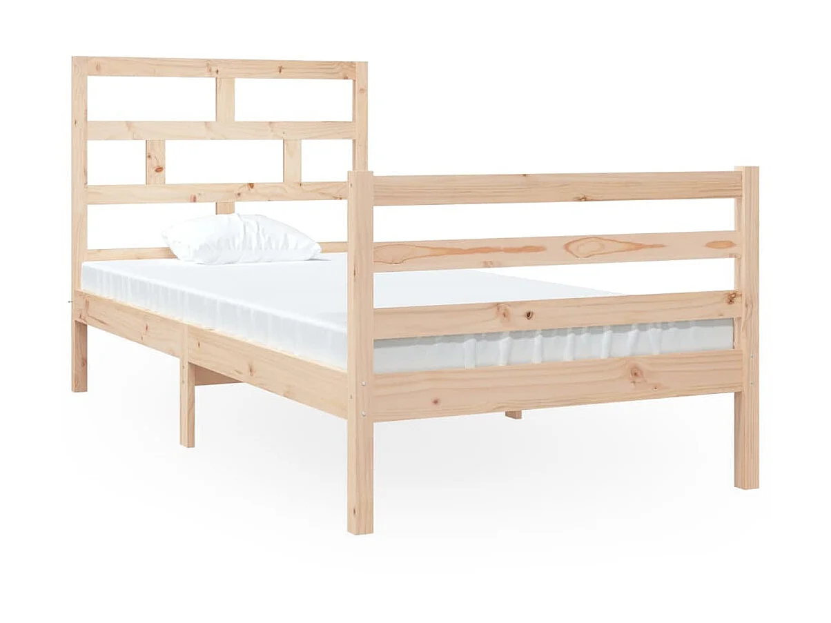 Bedframe massief hout 90x190 cm NL73830