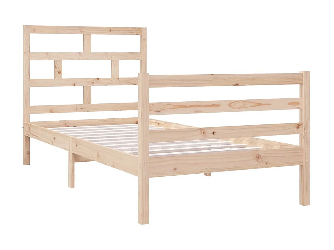 Bedframe massief hout 90x190 cm NL73830