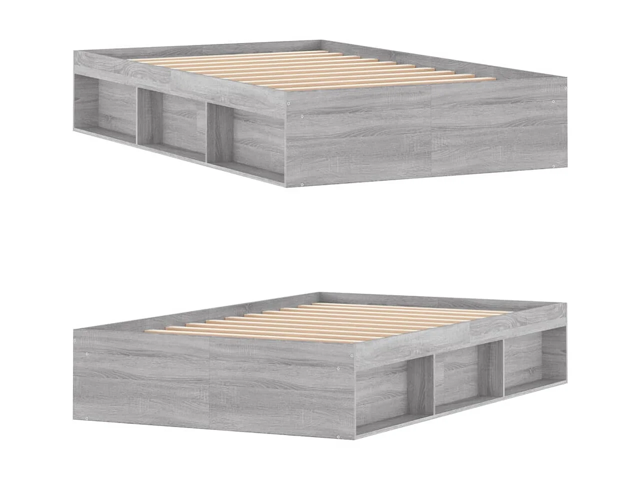 Lit-120x190 cm sonoma gris petit double EGGB39599