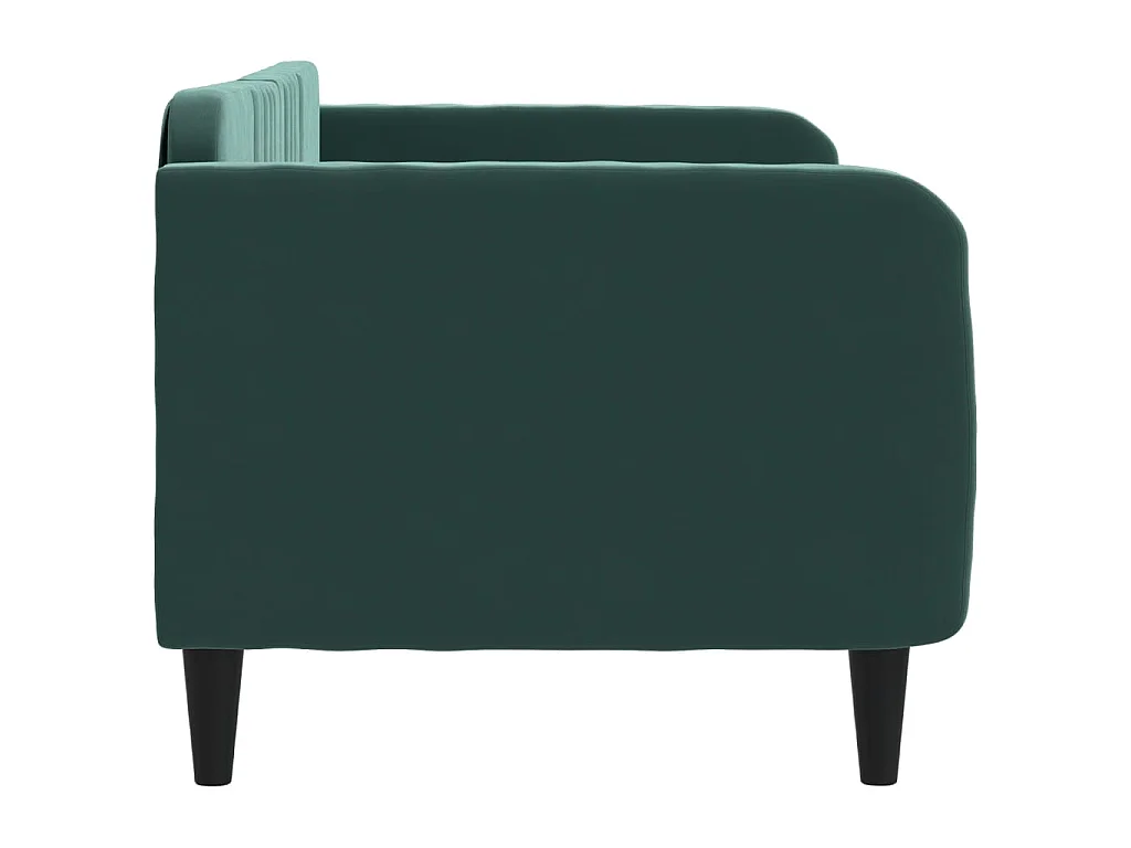 Tagesbett,Sofabett Dunkelgrün 80x200 cm Samt -gkd28272