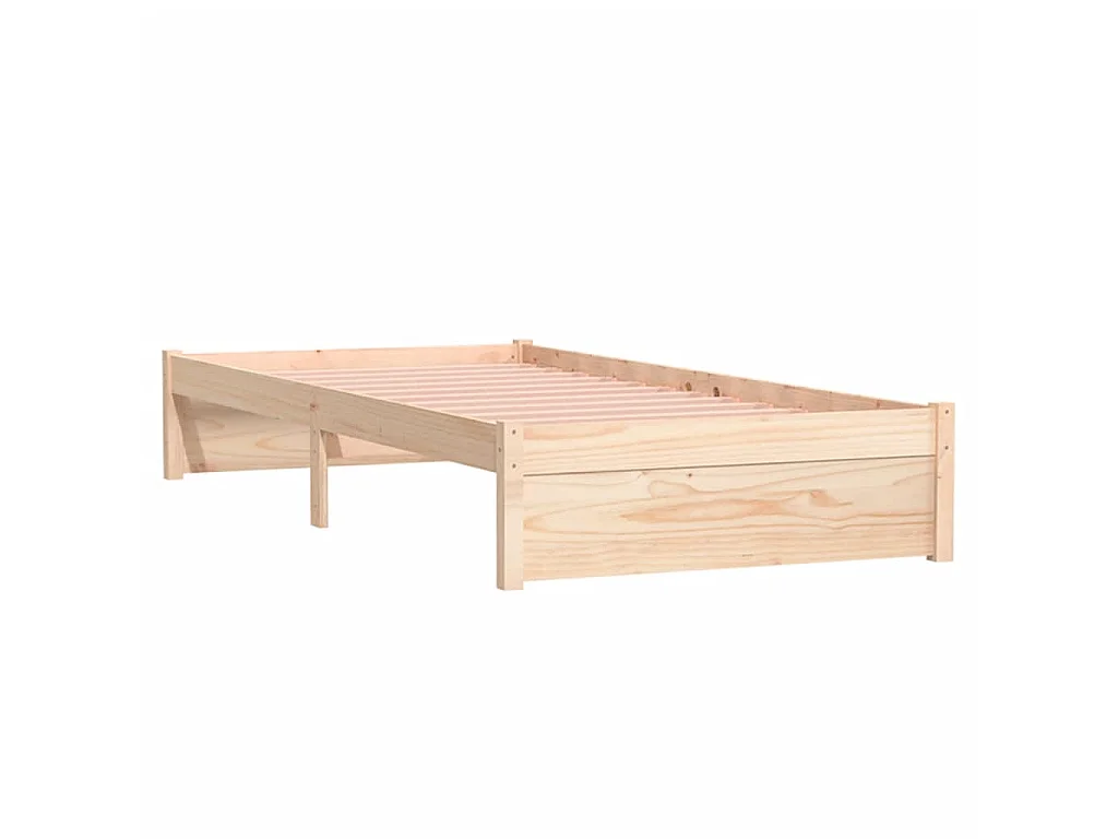 Lit-90x190 cm bois massif simple EGGB92717