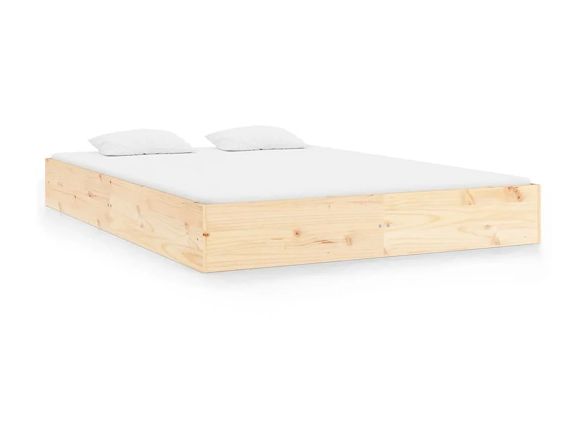 Bedframe massief hout 150x200 cm NL65183