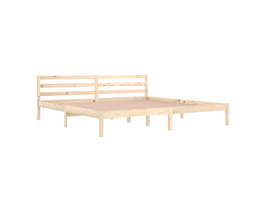 Lit-200x200 cm Bois de pin massif EGGB99849