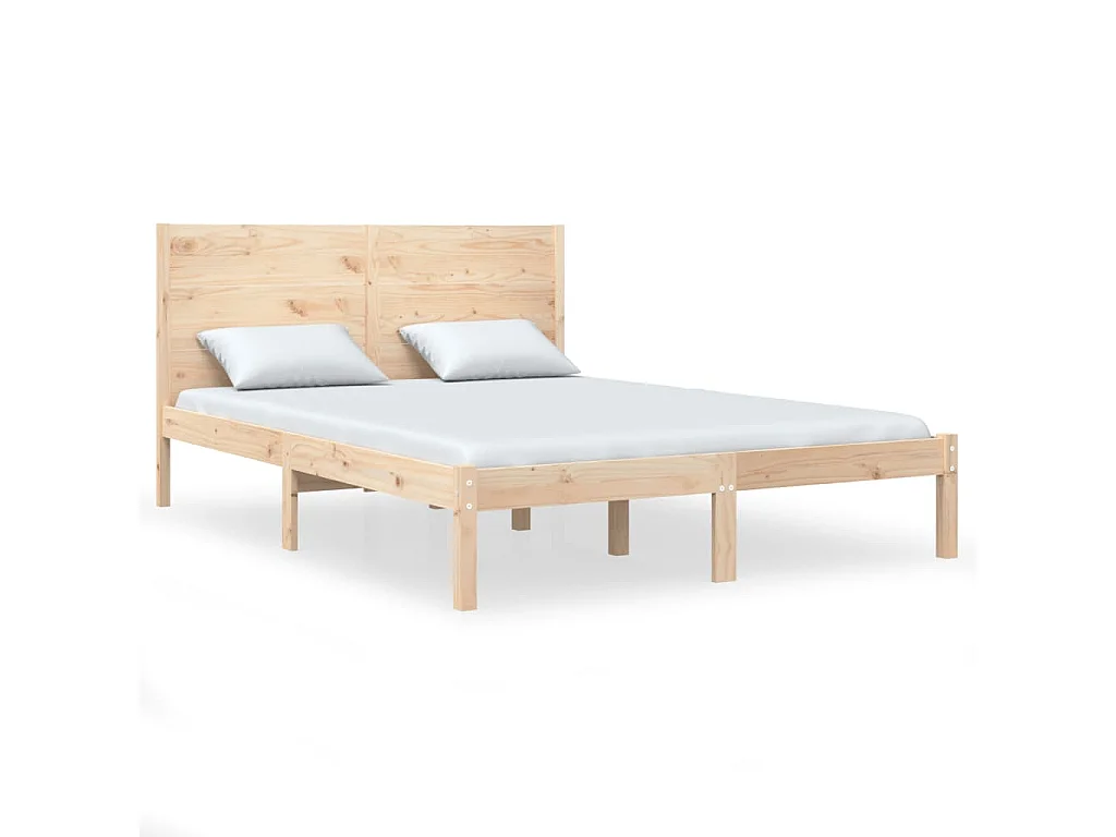 Bedframe massief hout 135x190 cm NL43633
