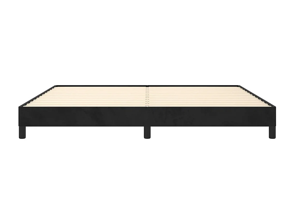 Lit-200x200 cm Noir Velours EGGB46826