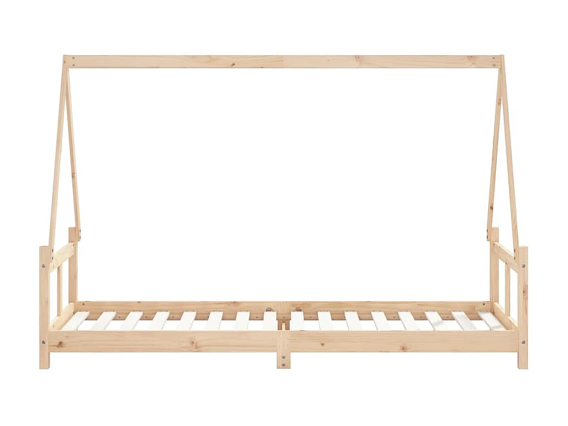 Lit-80x200 cm pour enfants bois de pin massif EGGB74258