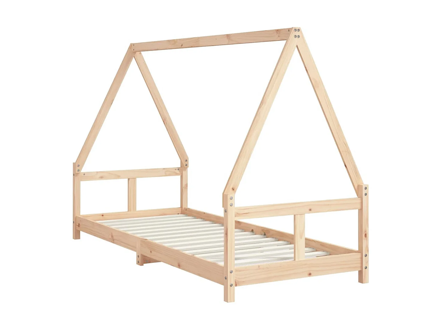 Lit-80x200 cm pour enfants bois de pin massif EGGB74258