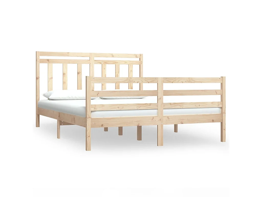 Cama 120x190 cm madera maciza ES53042