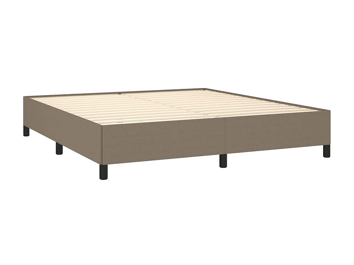 Lit-180x200 cm Taupe Tissu EGGB34861