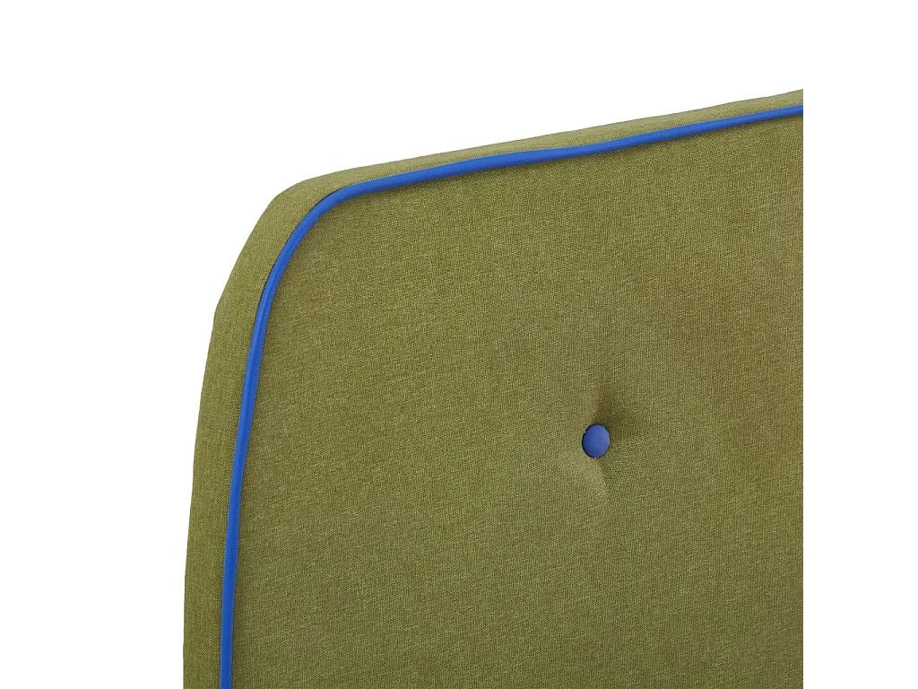 Cama 90x200 cm tecido verde PT749938