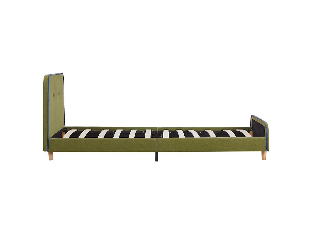 Lit-90x200 cm Vert Tissu EGGB80220