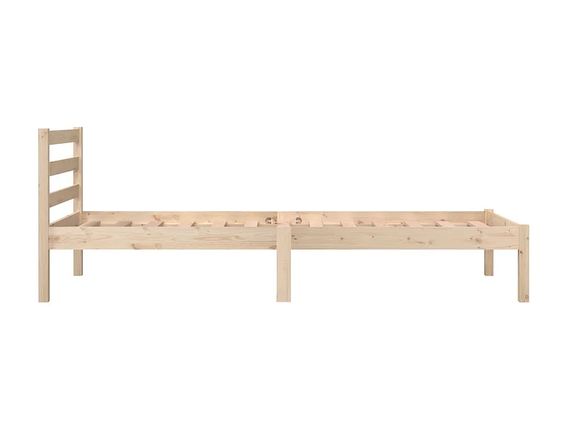 Lit-2FT6 Small Single bois de pin massif petit simple EGGB28743