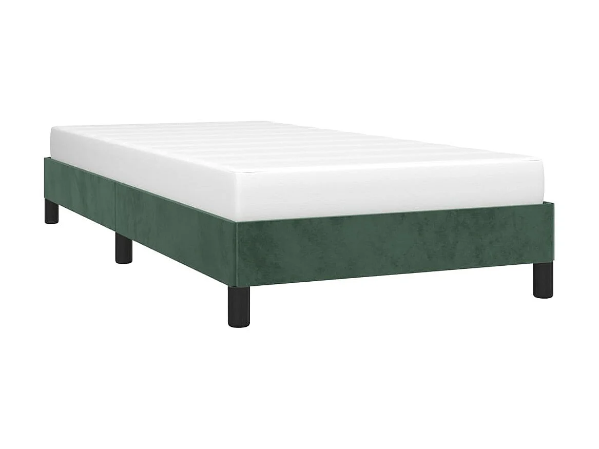 Bedframe fluweel donkergroen 80x200 cm NL88307