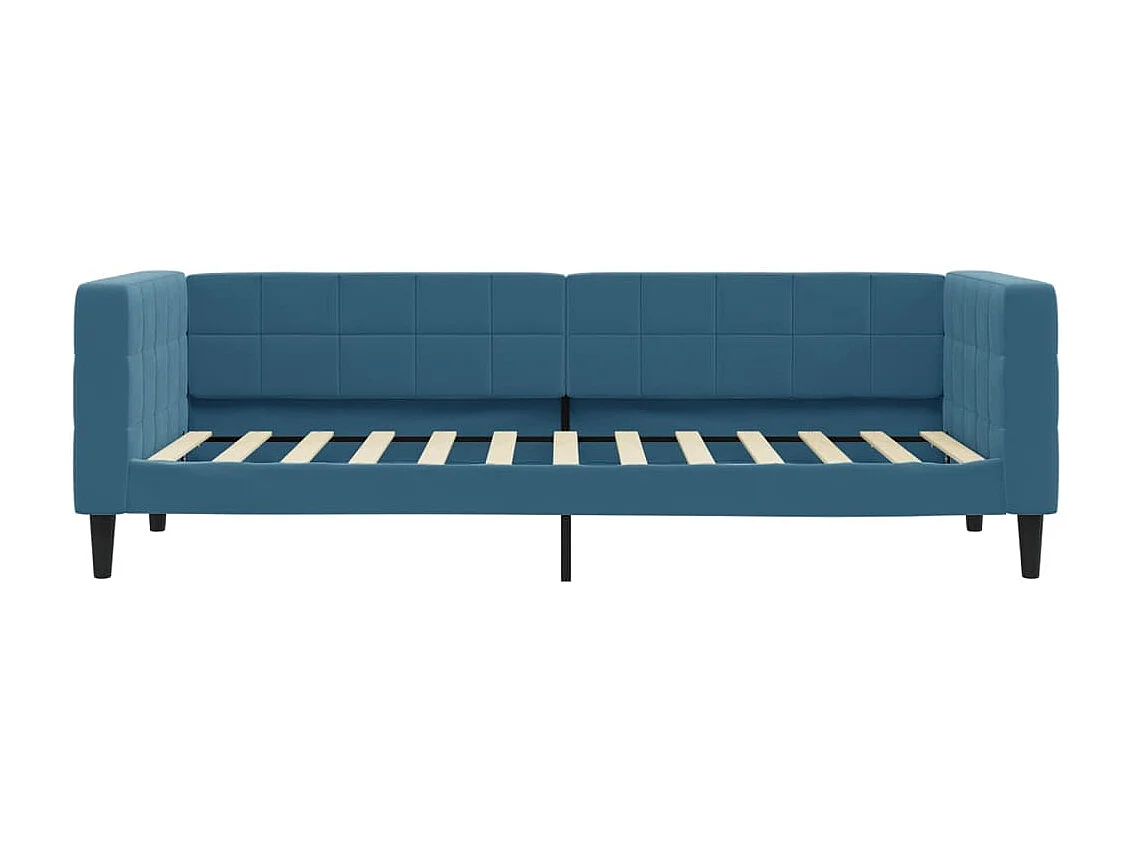 Lit-80x200 cm de repos bleu velours EGGB77721