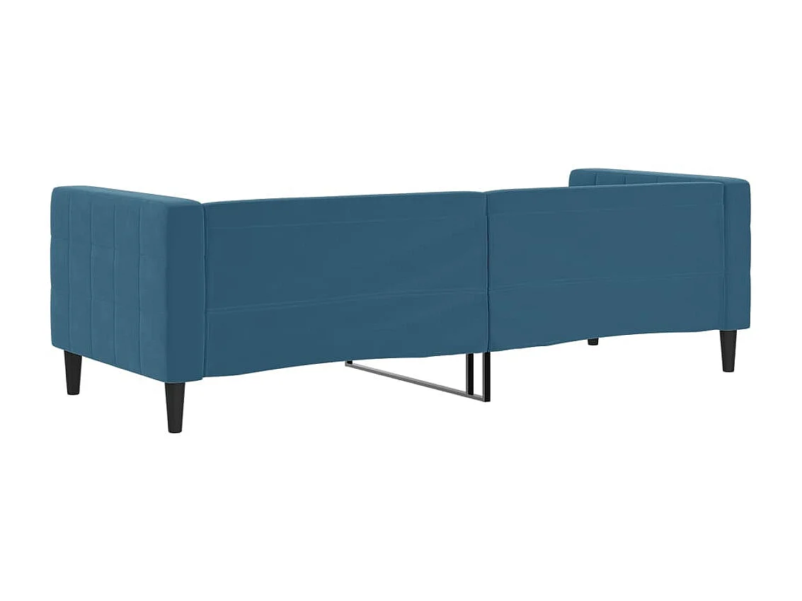 Lit-80x200 cm de repos bleu velours EGGB77721