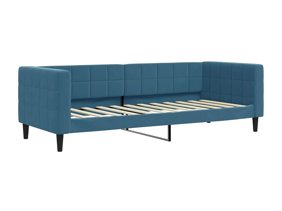 Tagesbett,Sofabett Blau 80x200 cm Samt -gkd78842