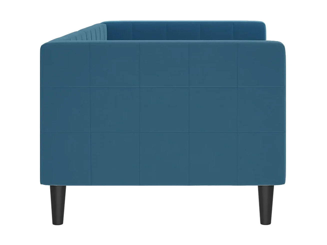 Tagesbett,Sofabett Blau 80x200 cm Samt -gkd78842