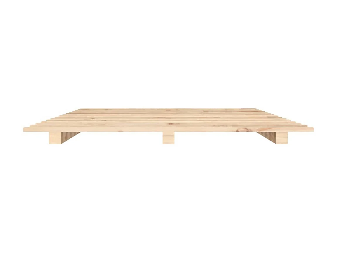 Lit-120x190 cm Bois de pin massif EGGB28735