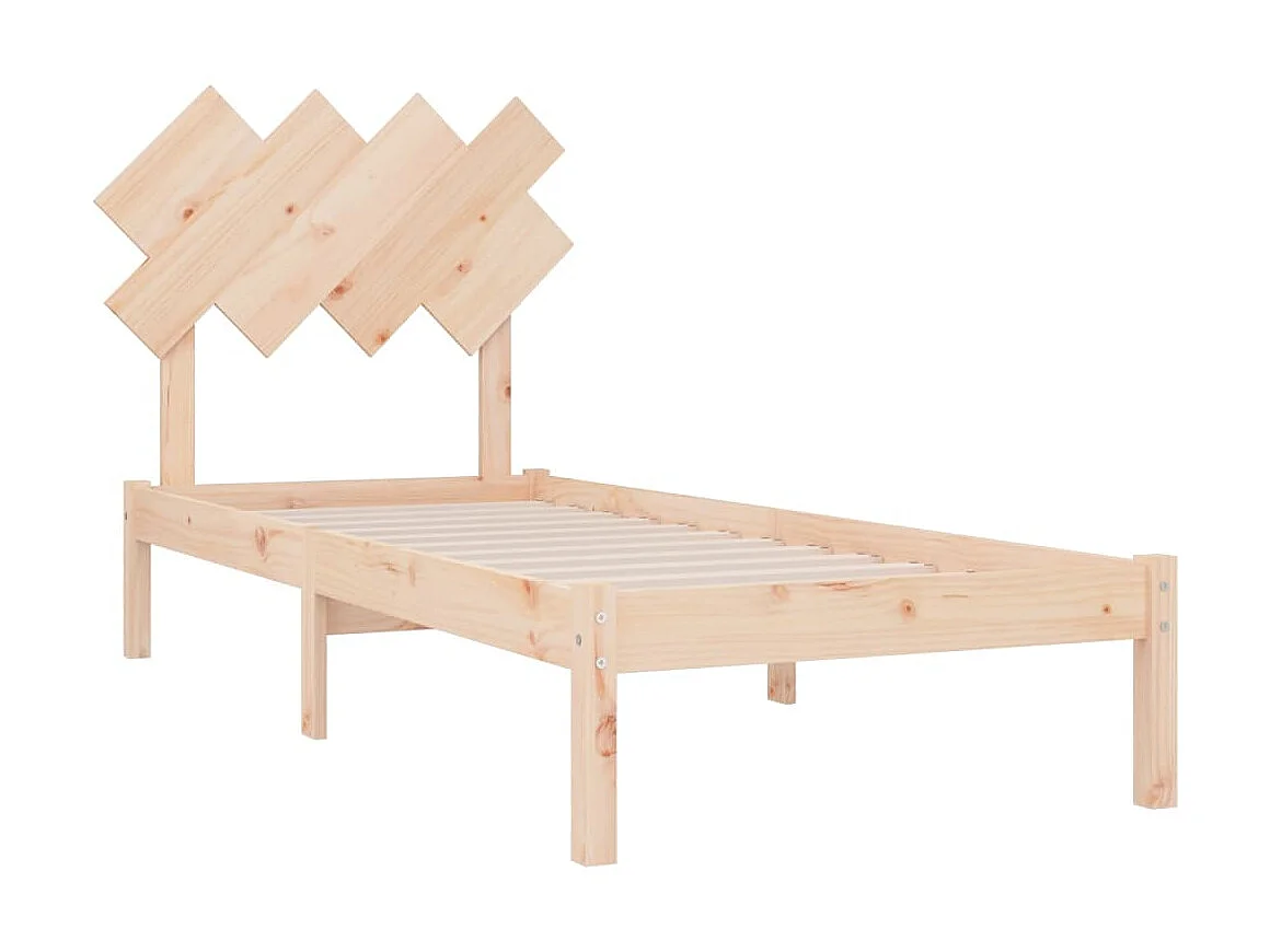 Bedframe massief hout 90x190 cm NL56870