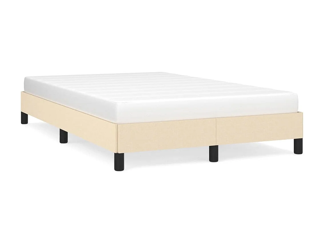 Lit-120x200 cm Crème Tissu EGGB41972