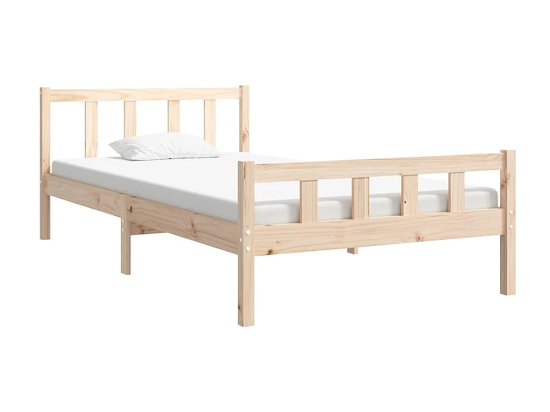 Lit-100x200 cm bois massif EGGB30331