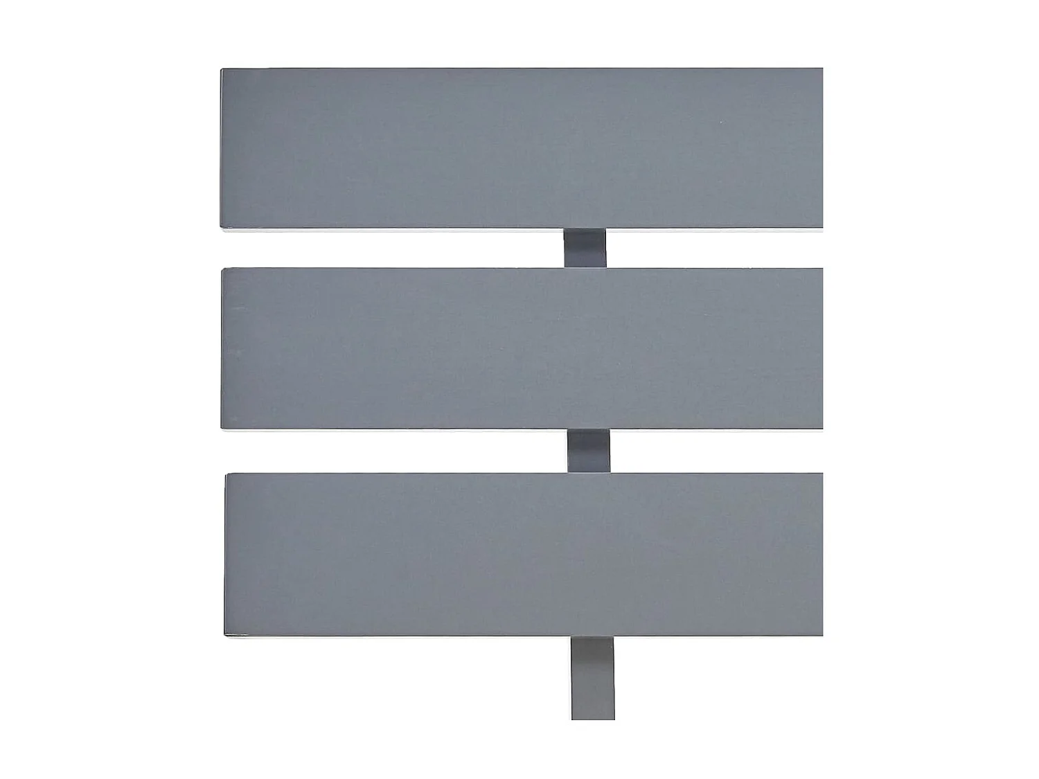 Lit-160x200 cm Gris Bois de pin massif EGGB40002