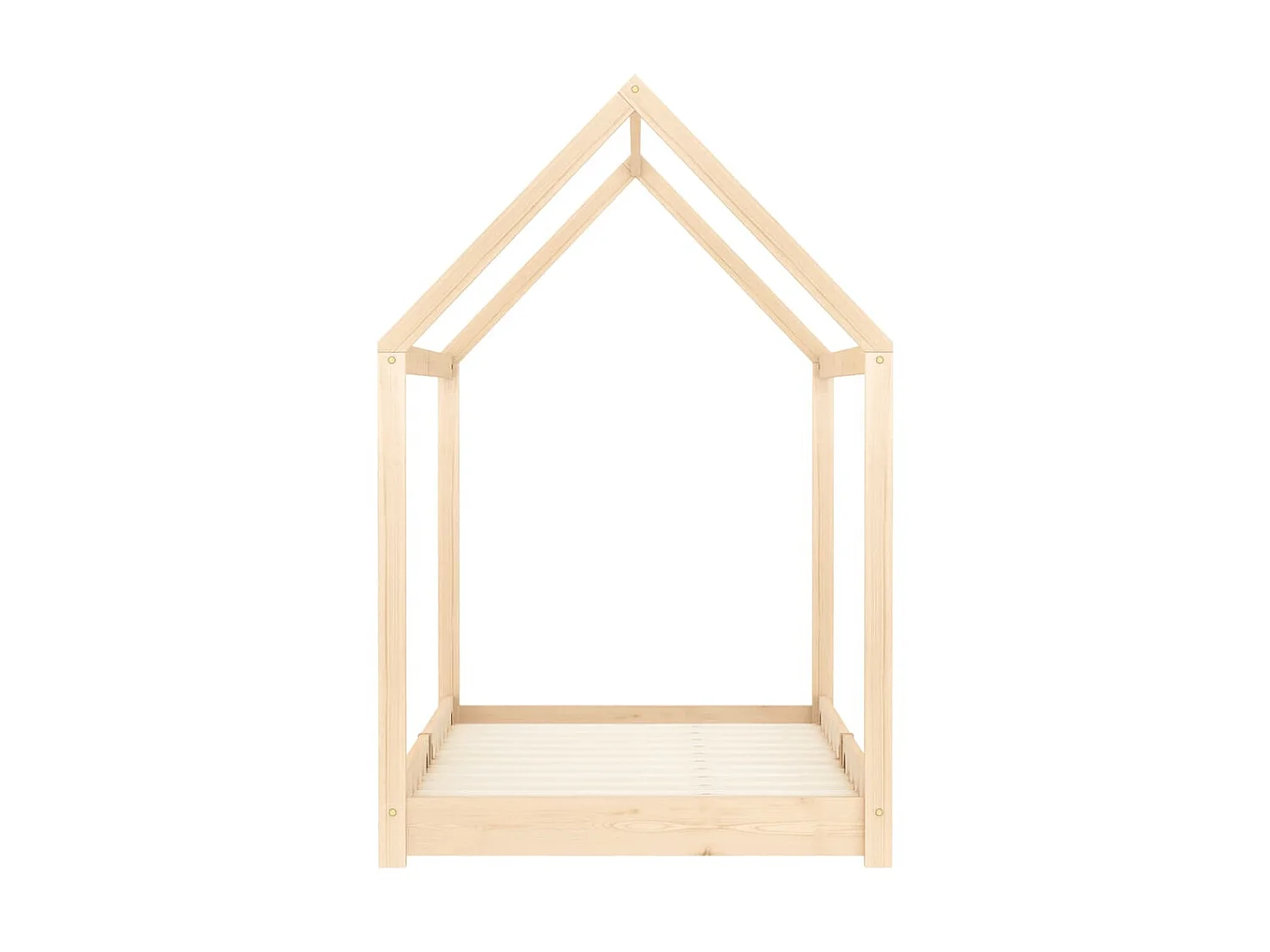 Cama 90x200 cm infantil de madera maciza de pino ES74193