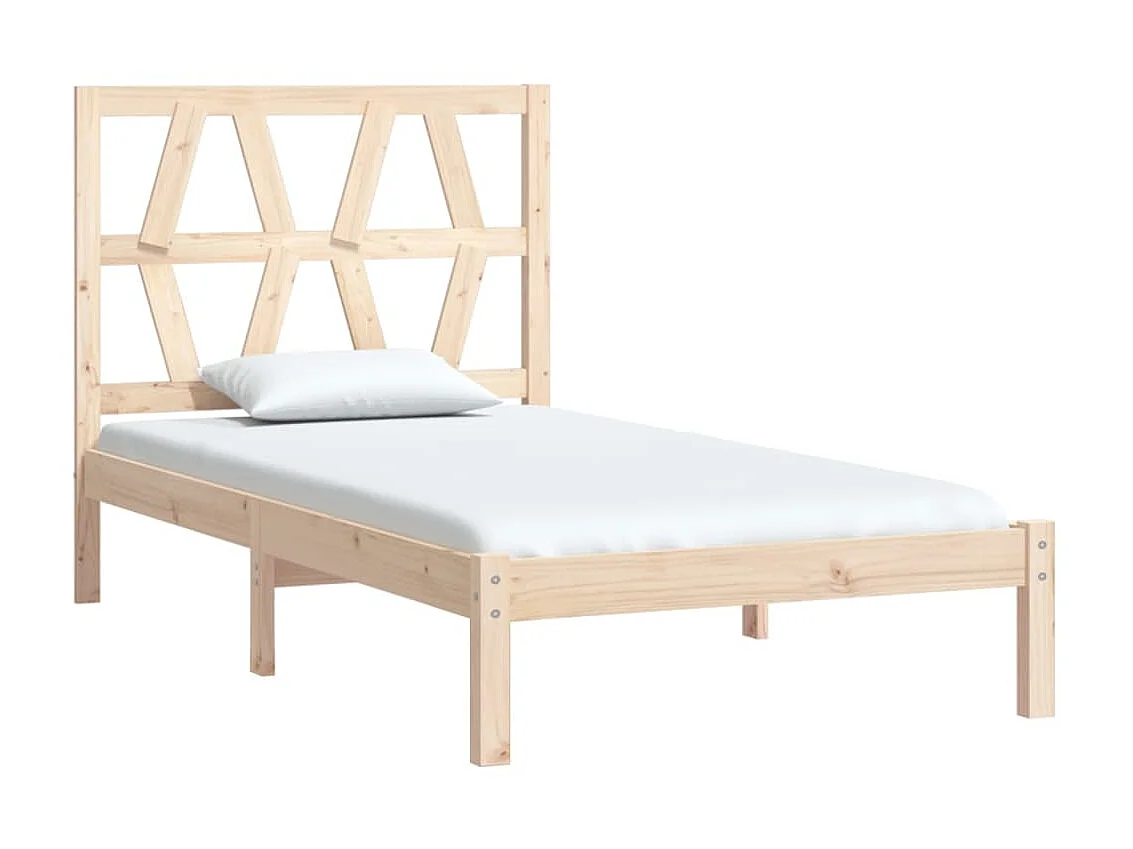 Lit-90x200 cm Bois de pin massif EGGB79913