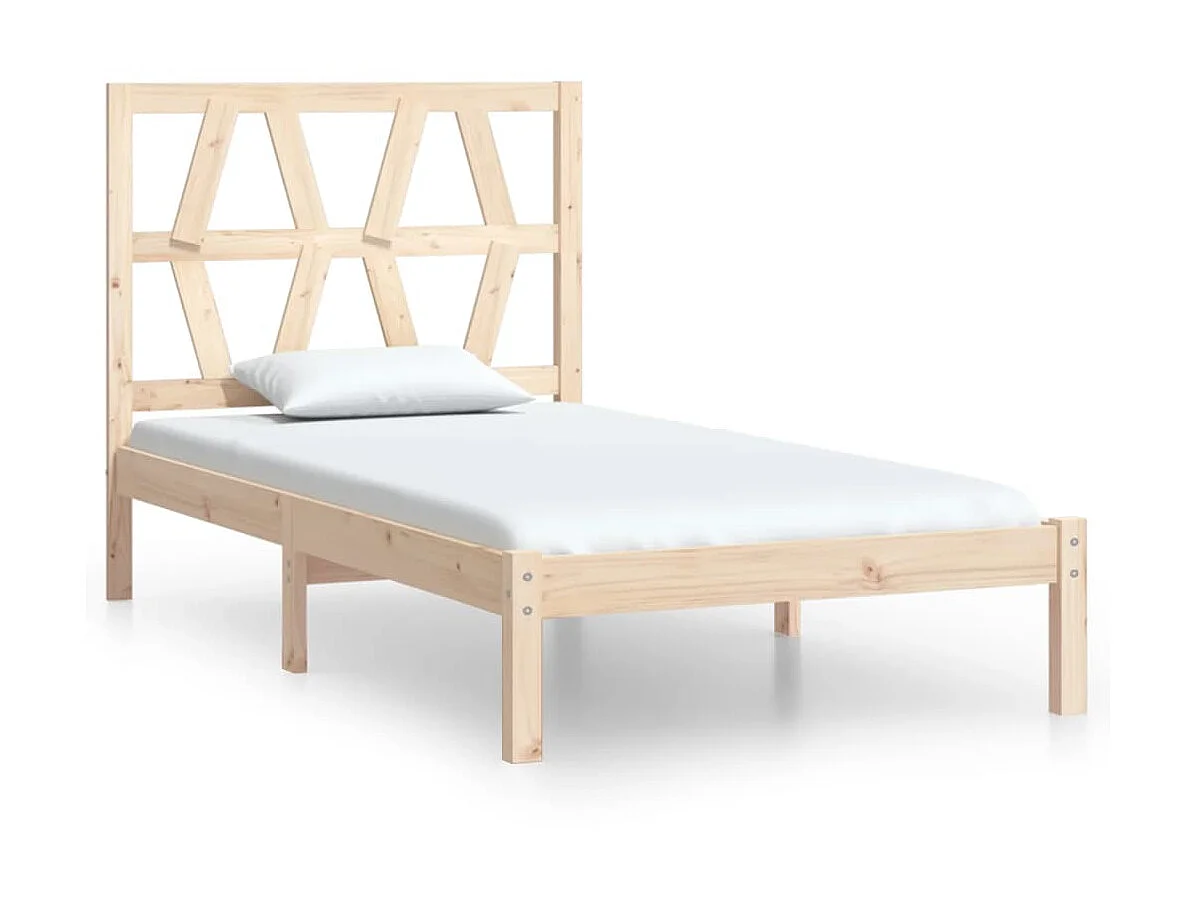 Lit-90x200 cm Bois de pin massif EGGB79913