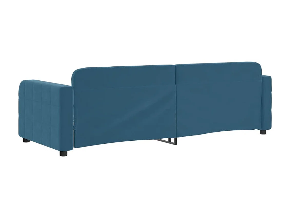 Sofá-cama 80x200 cm veludo azul PT216821