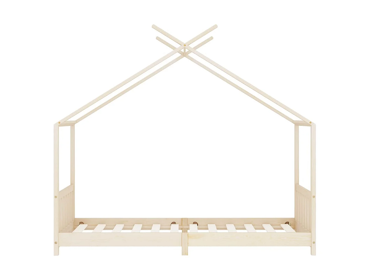 Kinderbedframe massief grenenhout 90x200 cm NL40625