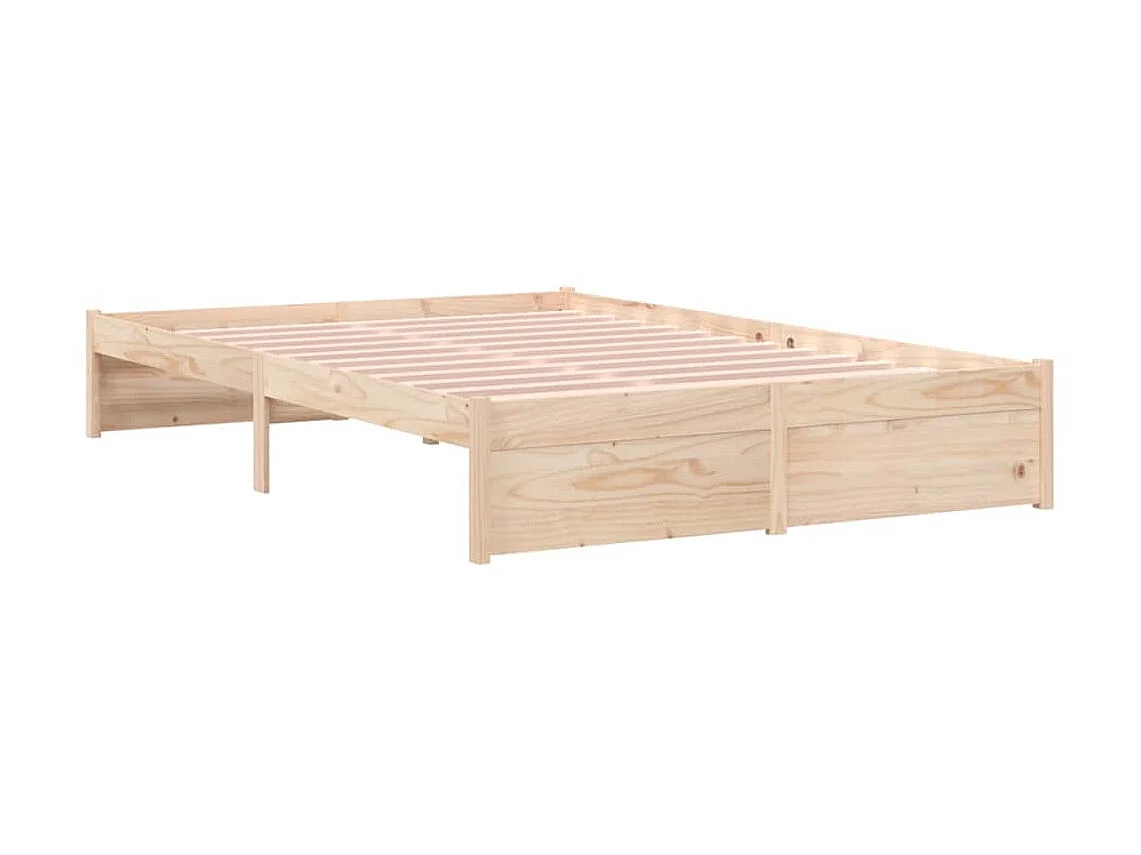 Lit-120x200 cm Bois massif EGGB89978