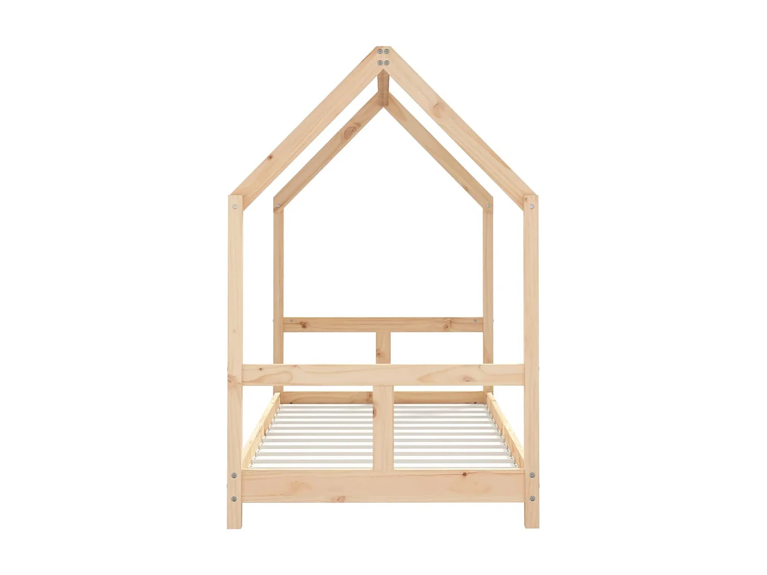 Lit-80x160 cm pour enfant bois de pin massif EGGB37100