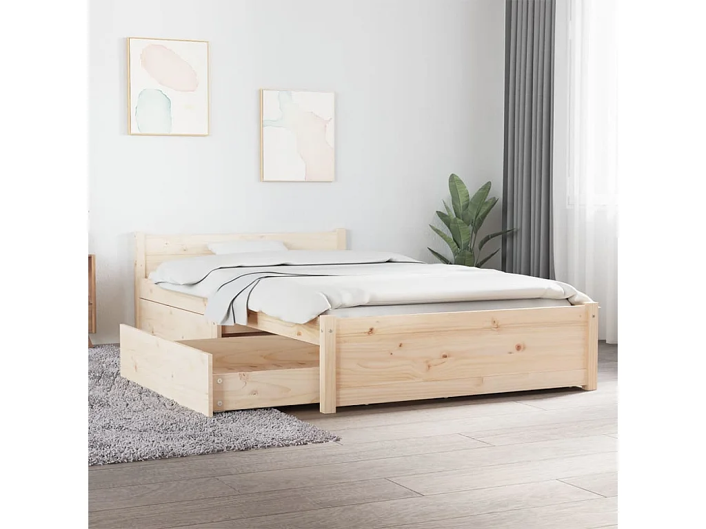 Lit-90x200 cm avec tiroirs EGGB67420