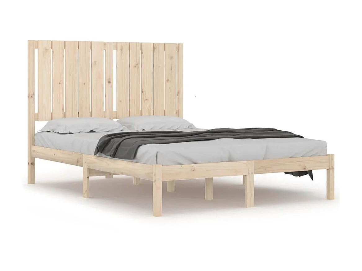 Lit-120x200 cm Bois de pin massif EGGB18033