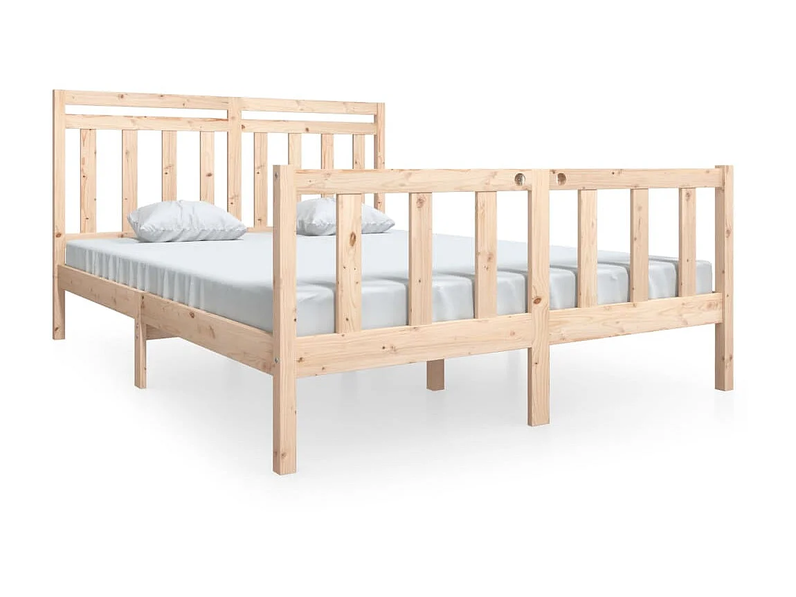Bedframe massief hout 150x200 cm NL88209