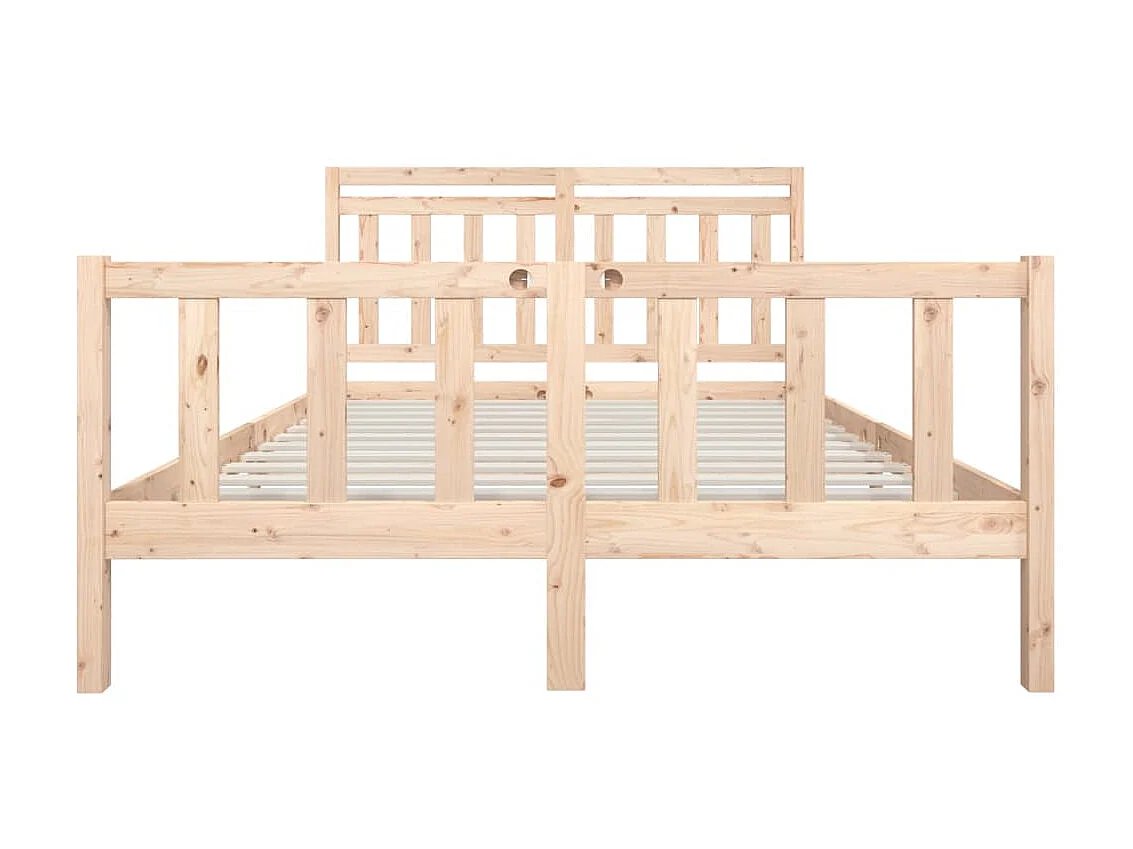 Bedframe massief hout 150x200 cm NL88209