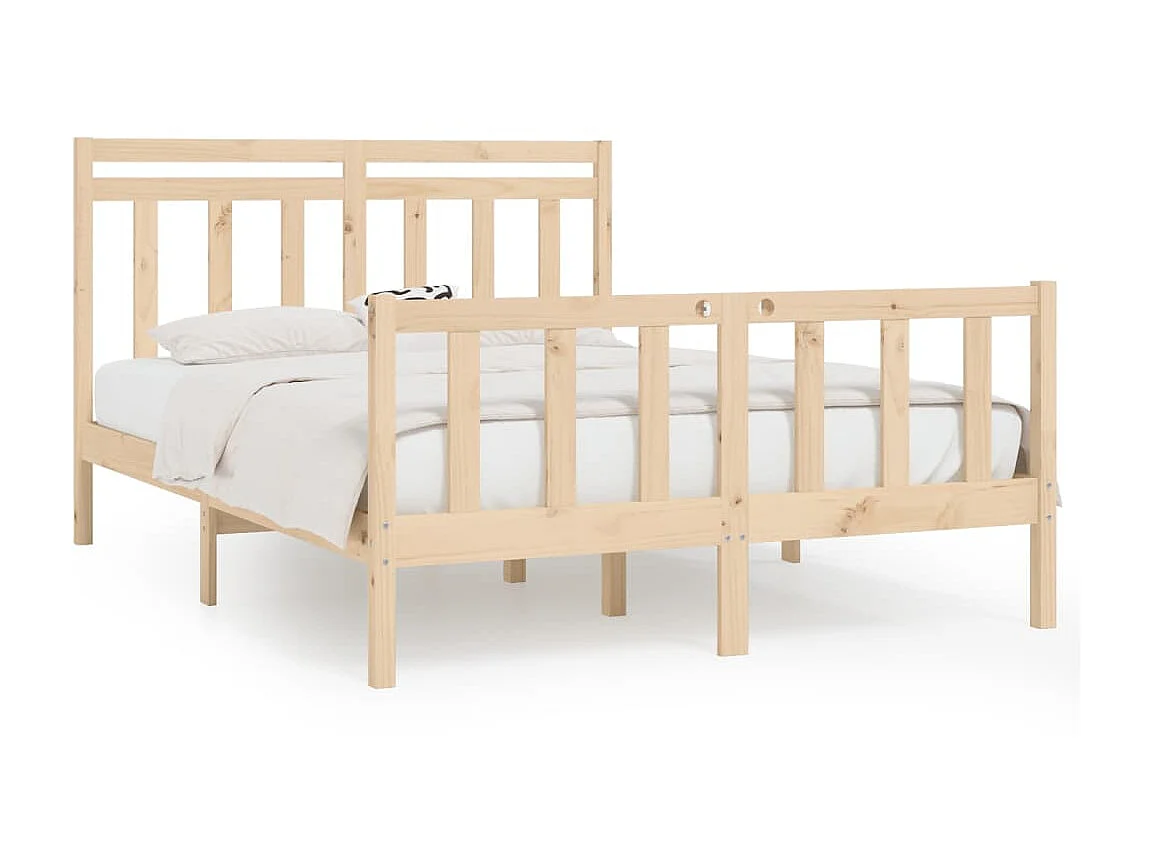 Cama 160x200 cm pinho maciço PT952868