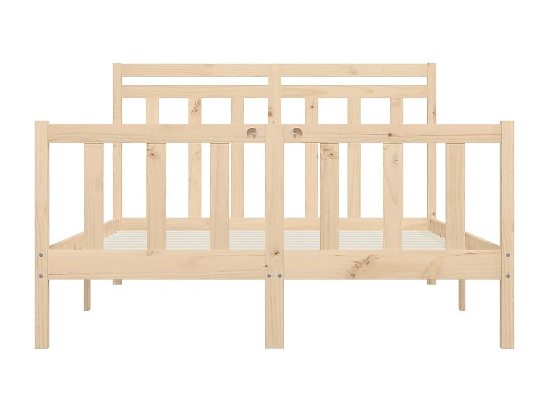 Cama 160x200 cm pinho maciço PT952868