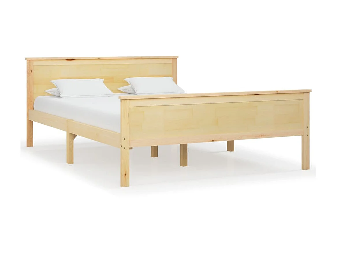 Lit-120x200 cm Bois de pin massif EGGB31974