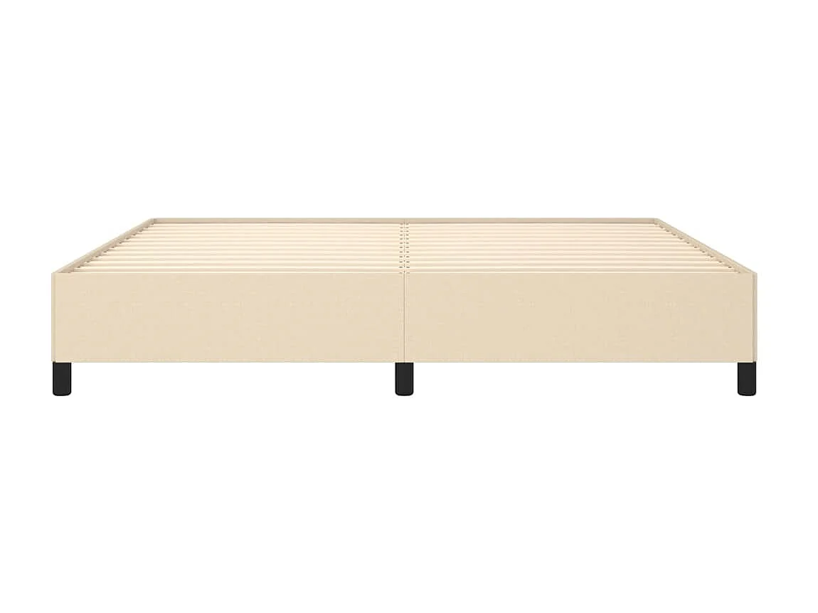 Cama tecido cor creme 200x200 cm PT959337