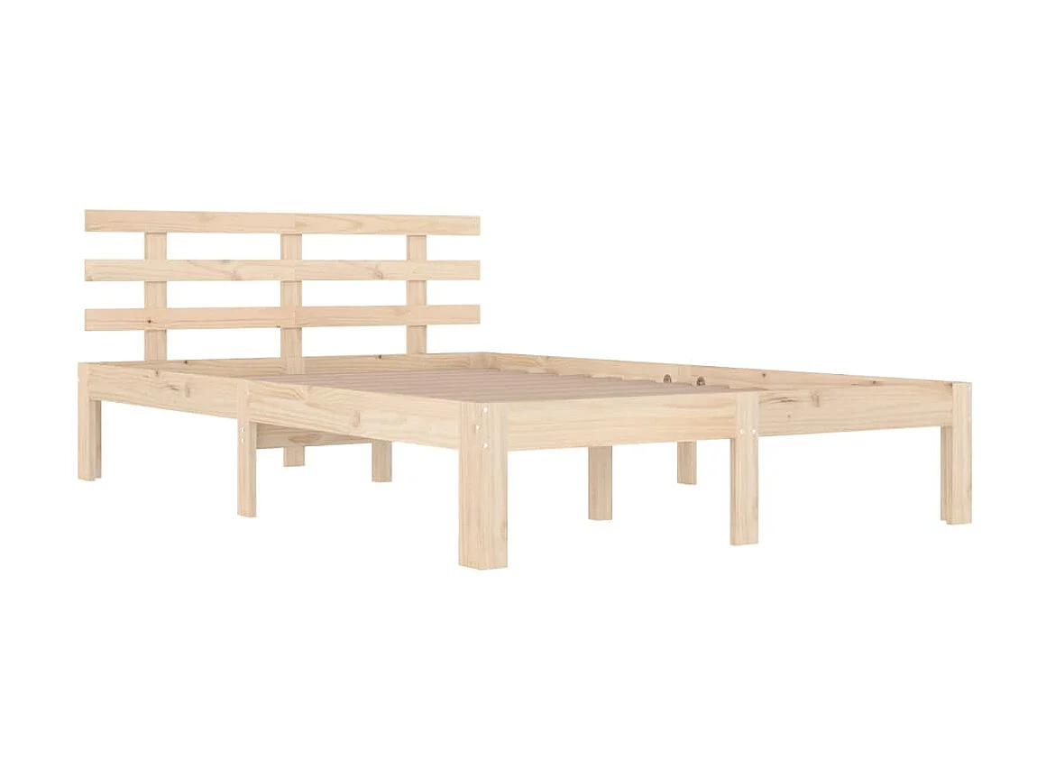 Cama 140x190 cm madeira maciça PT993408