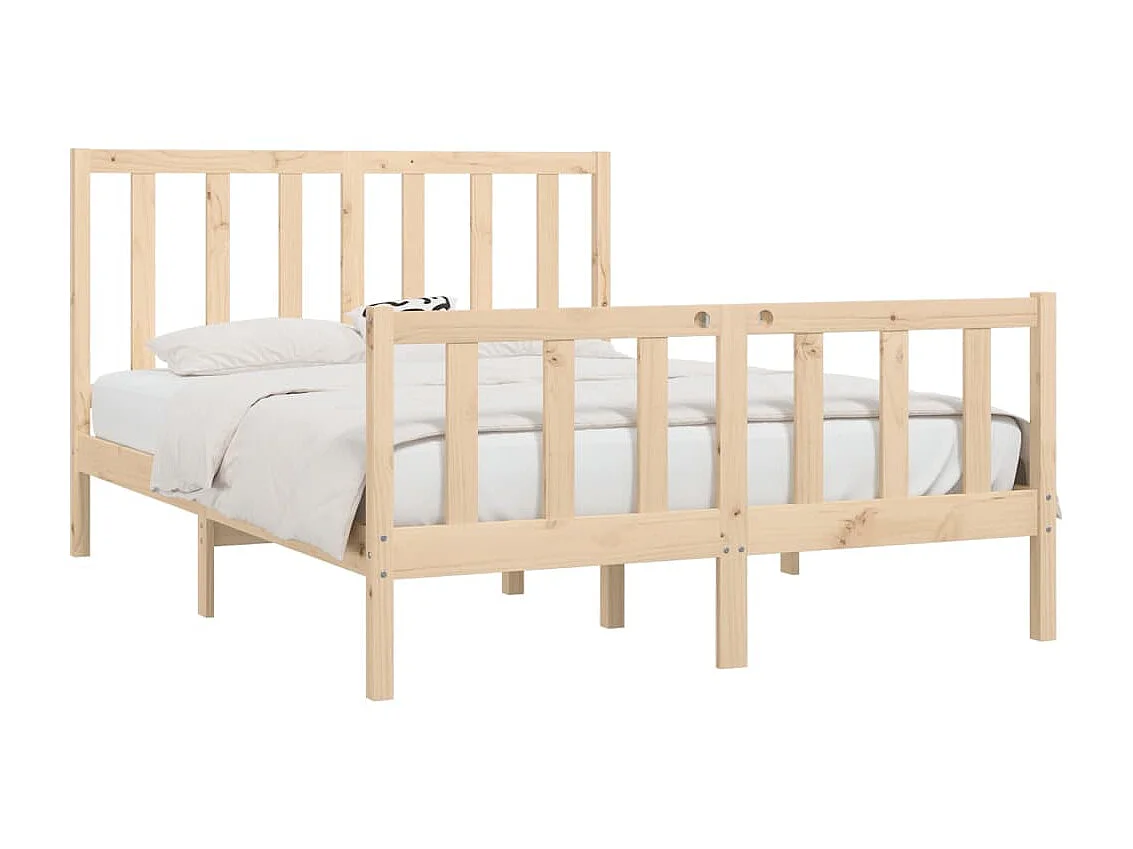 Bedframe massief hout 120x190 cm NL18955