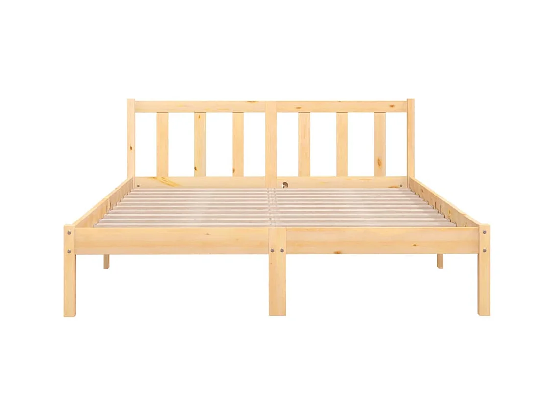 Cama 120x190 cm madera maciza de pino ES48812