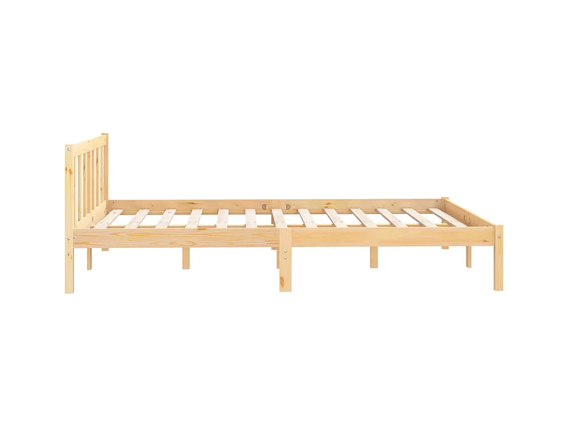 Cama 120x190 cm madera maciza de pino ES48812