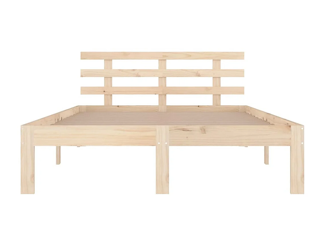 Lit-150x200 cm bois massif très grand EGGB90077