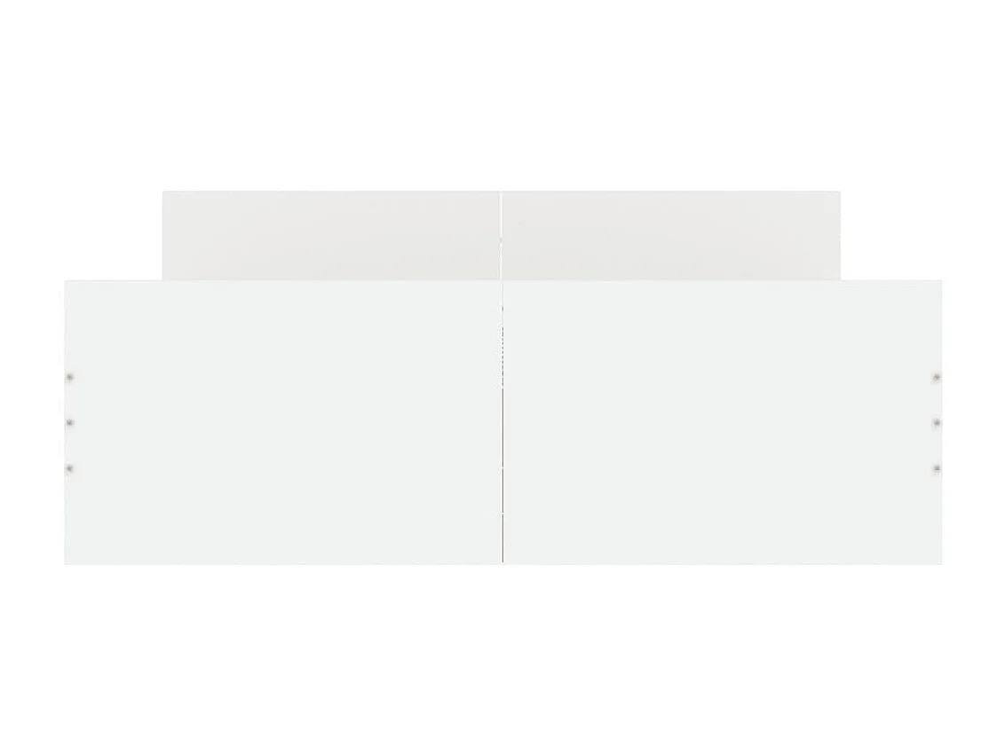 Lit-120x200 cm avec tête de lit/pied de lit blanc EGGB50010