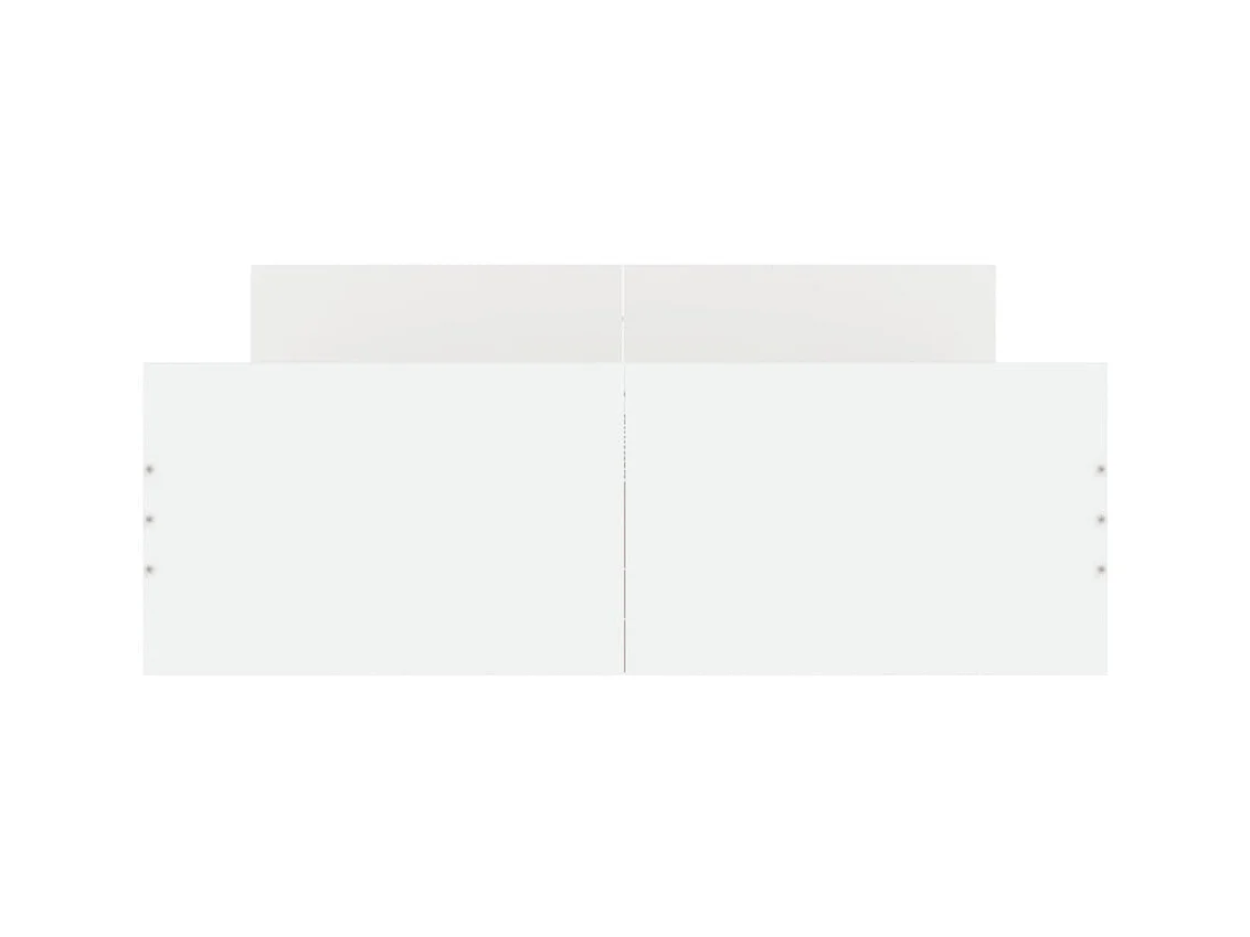 Lit-120x200 cm avec tête de lit/pied de lit blanc EGGB50010